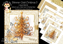 Shimmer Gold Christmas 5 Mini Kit