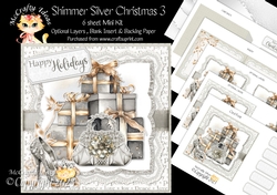 Shimmer Silver Christmas 3 Mini Kit
