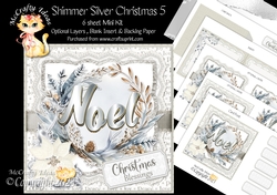Shimmer Silver Christmas 5 Mini Kit