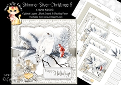 Shimmer Silver Christmas 8 Mini Kit