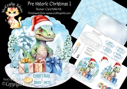 Prehistoric Christmas 1 Rocker Card