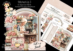 Stitched Up 3 XL Shaped Card Kit