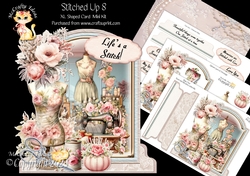 Stitched Up 8 XL Shaped Card Kit
