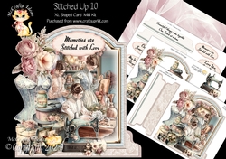 Stitched Up 10 XL Shaped Card Kit
