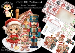 Cute Little Christmas 4 Rocker Card