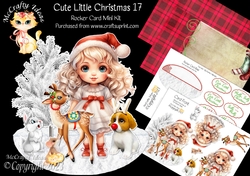 Cute Little Christmas 17 Rocker Card