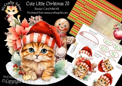 Cute Little Christmas 20 Rocker Card