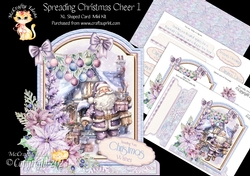 Spreading Christmas Cheer 1 1 XL Shaped Card Kit