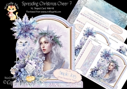 Spreading Christmas Cheer 7 1 XL Shaped Card Kit