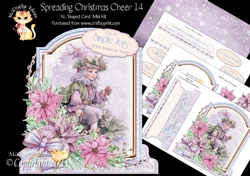 Spreading Christmas Cheer 14 1 XL Shaped Card Kit