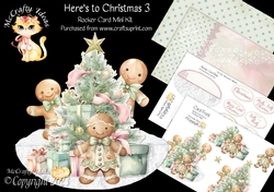 Heres to Christmas 3 Rocker Card