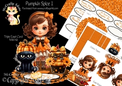 Pumpkin Spice 1 Triple Easel