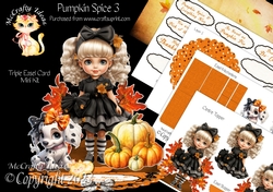 Pumpkin Spice 3 Triple Easel