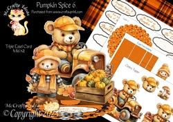 Pumpkin Spice 6 Triple Easel