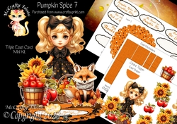 Pumpkin Spice 7 Triple Easel