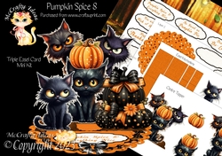 Pumpkin Spice 8 Triple Easel