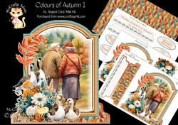 Colours of Autumn 1 XL Shaped Card Kit