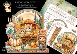 Colours of Autumn 5 XL Shaped Card Kit