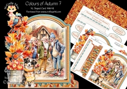 Colours of Autumn 7 XL Shaped Card Kit