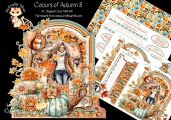 Colours of Autumn 8 XL Shaped Card Kit