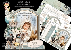 Infant Holy 4 XL Shaped Card Kit