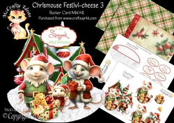 Chrismouse Festivi-cheese 3 Rocker Card