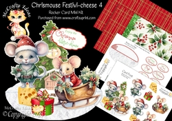 Chrismouse Festivi-cheese 4 Rocker Card
