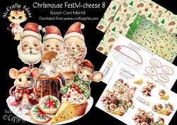 Chrismouse Festivi-cheese 8 Rocker Card