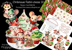 Chrismouse Festivi-cheese 10 Rocker Card