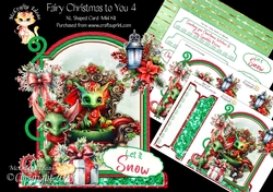 Fairy Christmas to You 4 XL Shaped Card Kit