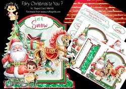 Fairy Christmas to You 7 XL Shaped Card Kit