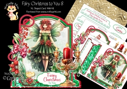 Fairy Christmas to You 8 XL Shaped Card Kit
