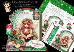 Fairy Christmas to You 10 XL Shaped Card Kit