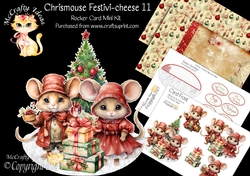 Chrismouse Festivi-cheese 11 Rocker Card