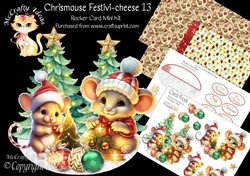 Chrismouse Festivi-cheese 13 Rocker Card