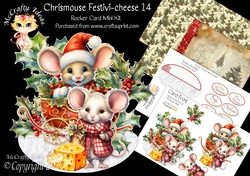 Chrismouse Festivi-cheese 14 Rocker Card
