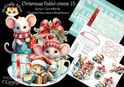 Chrismouse Festivi-cheese 15 Rocker Card