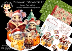 Chrismouse Festivi-cheese 17 Rocker Card