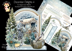 December Delights 4 XL Shaped Card Kit