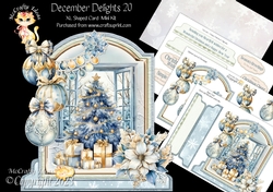 December Delights 20 XL Shaped Card Kit