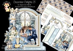 December Delights 25 XL Shaped Card Kit