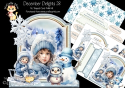 December Delights 28 XL Shaped Card Kit