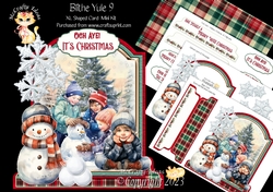 Blithe Yule 9 XL Shaped Card Kit