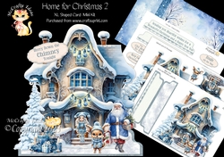 Home for Christmas 2 XL Shaped Card Kit