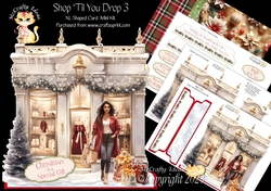 Shop Til You Drop 3 XL Shaped Card Kit