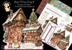 Shop Til You Drop 8 XL Shaped Card Kit