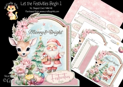 Let the Festivities Begin 1 XL Shaped Card Kit