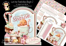 Let the Festivities Begin 2 XL Shaped Card Kit