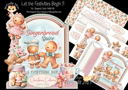 Let the Festivities Begin 5 XL Shaped Card Kit