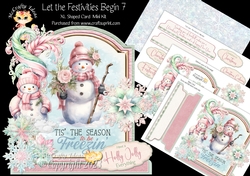 Let the Festivities Begin 7 XL Shaped Card Kit